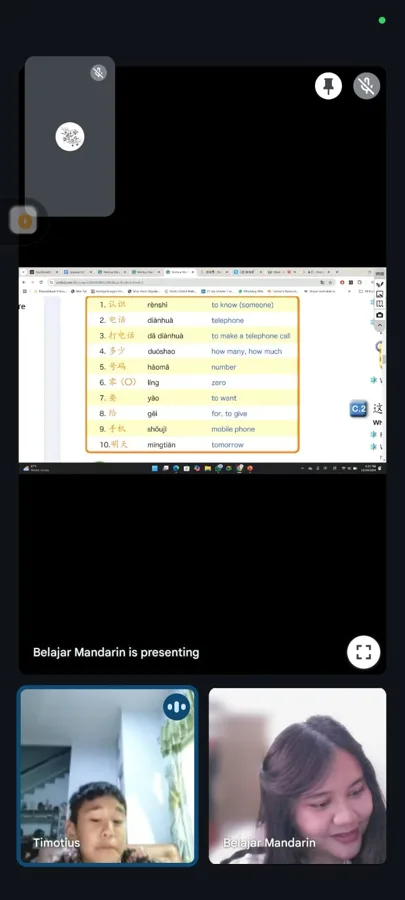Kegiatan belajar Mandarin - Yiqixuexizhongwen 11